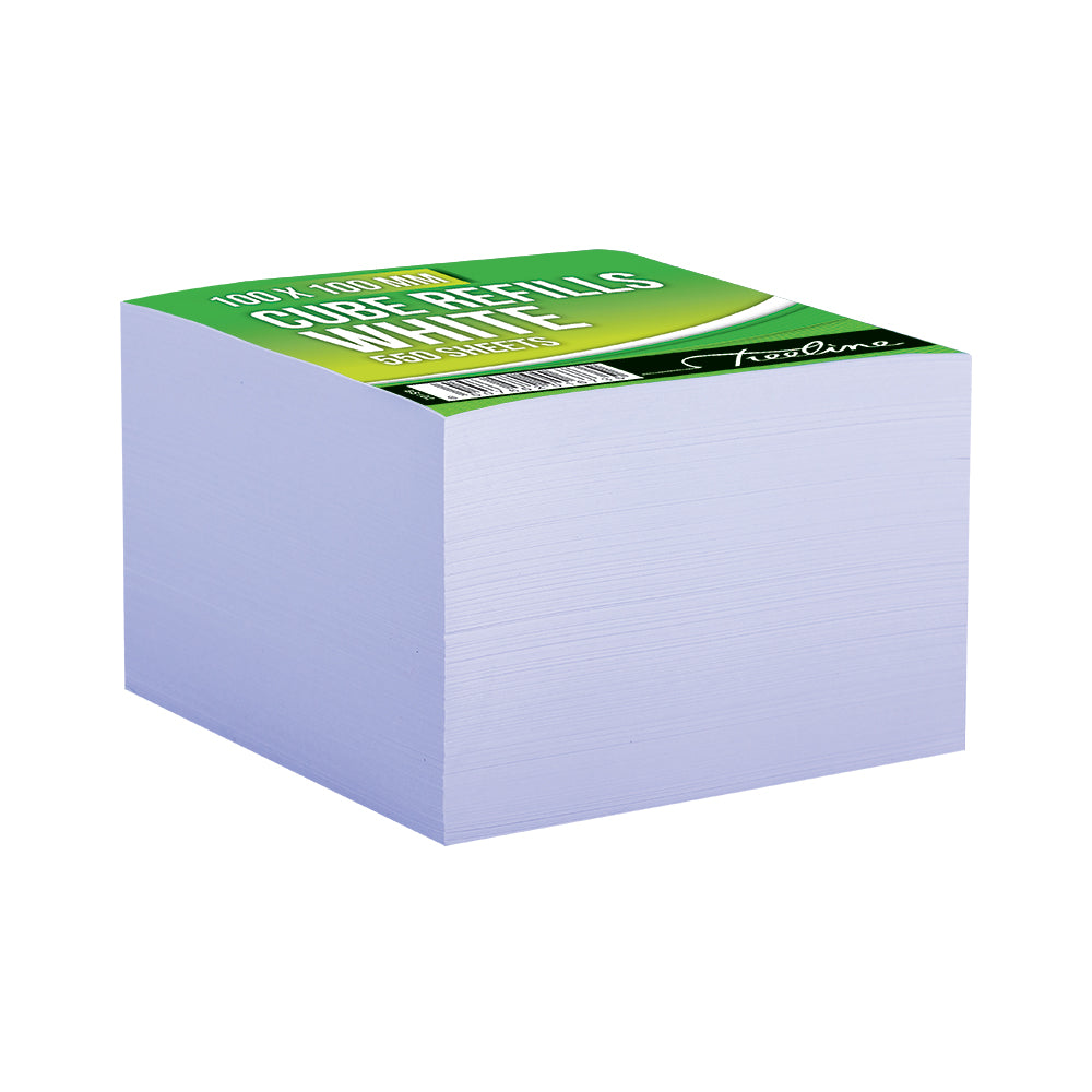 Cube Refill Shrink-Wrapped- 95x95mm - White