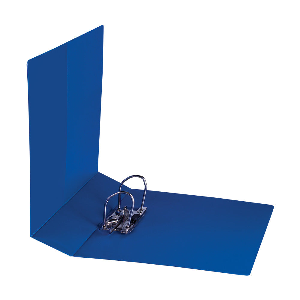 A4 Lever Arch Design-A-File PVC with Overlay & Inside Pocket - 70mm - Blue