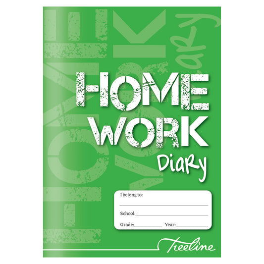 Homework Diary Undated - 8pg