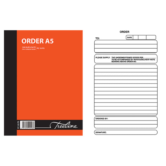 A5 Pen Carbon Book Duplicate 100's - Order
