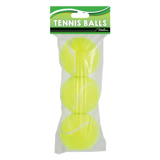 Tennis Balls - 3 x Green Felt
