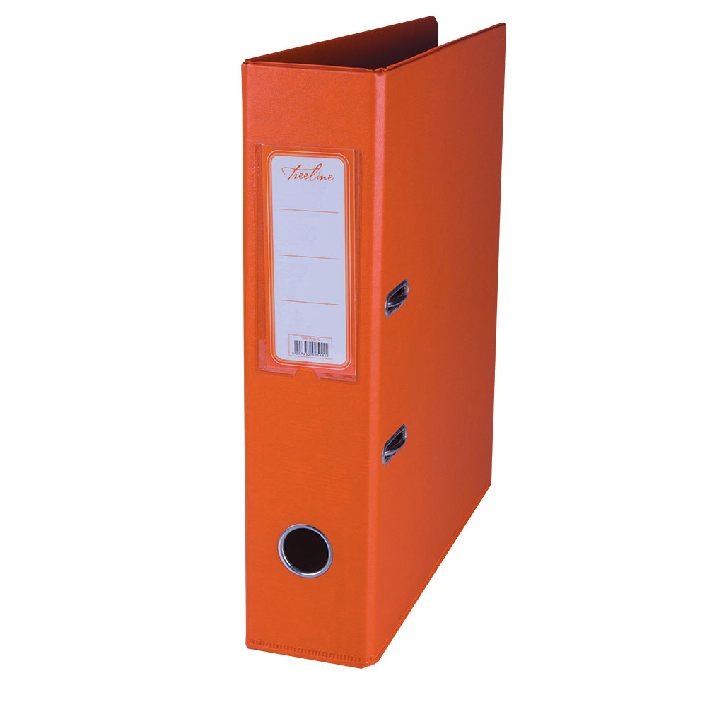 A4 PVC Lever Arch File Reinforced Base with Rado Mechanism - 70mm - Orange