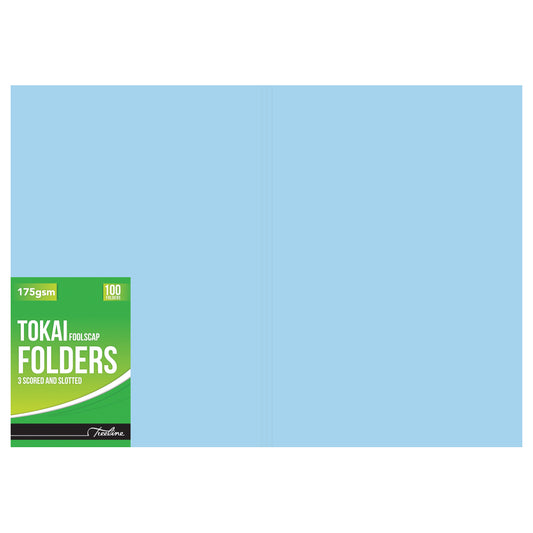 Tokai Board Folder - 175gsm - Scored & Slotted - 460x355mm - Blue
