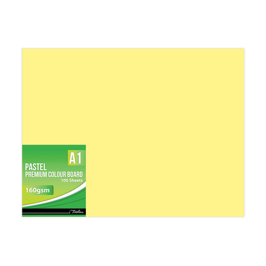 Pastel Board A1 - 160gsm - Yellow