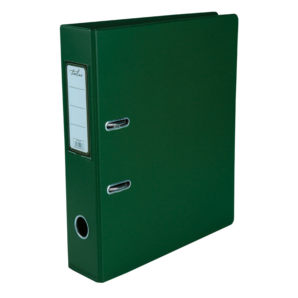 A4 PVC Lever Arch File Reinforced Base with Rado Mechanism - 70mm - Green