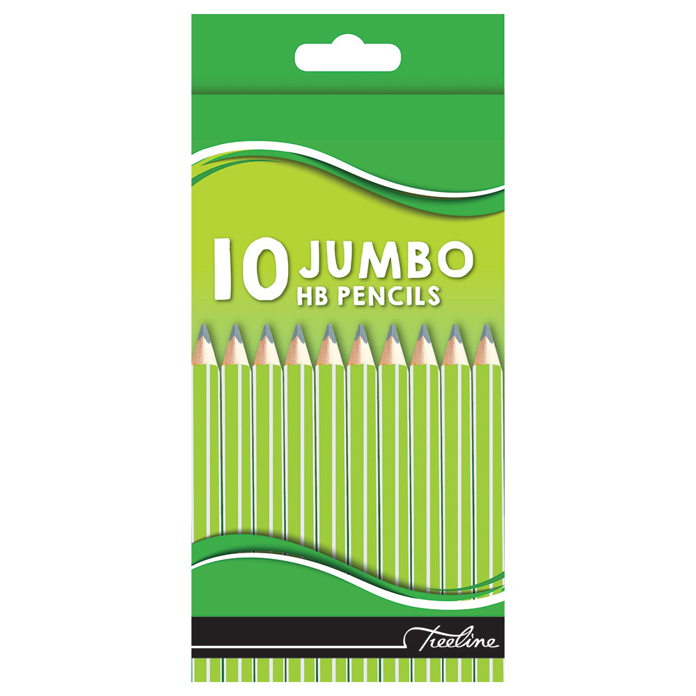 Jumbo Pencils - Triangular - 10's - HB