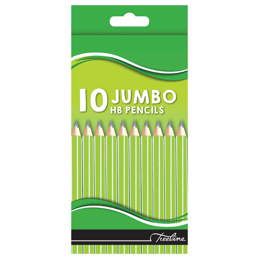 Jumbo Pencils - Triangular - 10's - HB