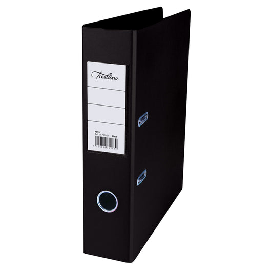 A4 PP Lever Arch File PolyProp with Rado Mechanism - 70mm - Black